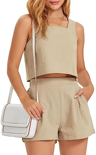 2 Piece Outfits Lounge Matching Sets Two Piece Linen