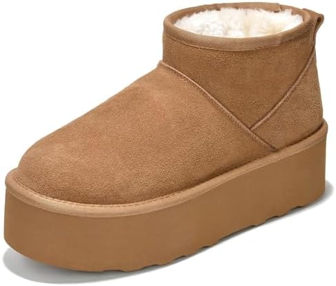 Boots Suede Platform Boot Winter Ankle Snow Boots Classic