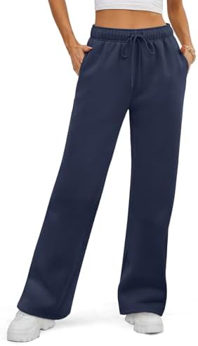 Flare Sweatpants Fleece Lined Baggy Extra Long Cute Pants