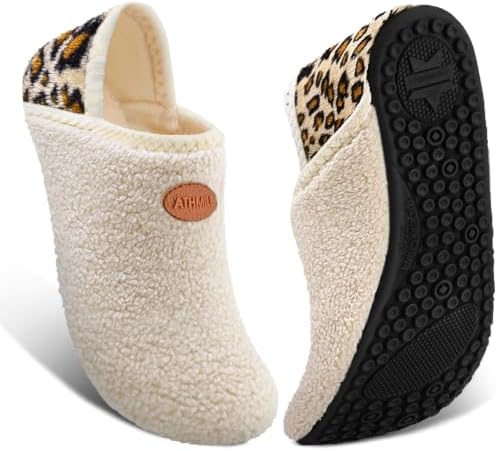 House Slippers for Women Men Indoor Barefoot House Shoes