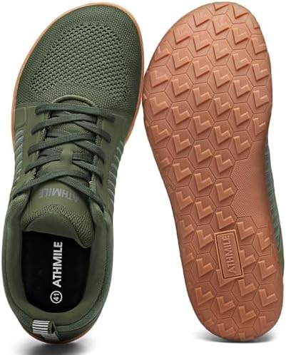 Men's Barefoot Running Shoes Wide Toe Box Lightweight
