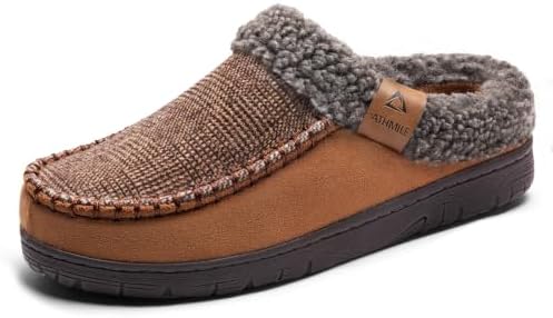 Men's Moccasin Memory Foam House Slippers