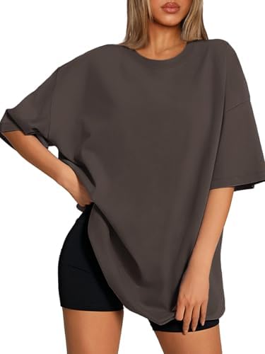 Oversized T Shirts Loose Fit Crewneck Short Sleeve Tops