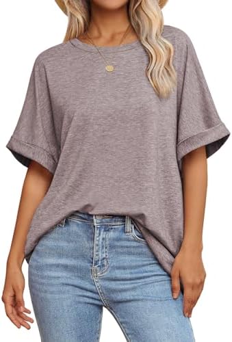 Plus Size Tshirts Loose Fit Beach Fashion Short Sleeve