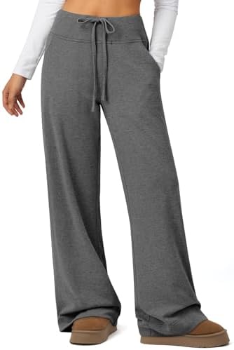 Sweatpants High Waisted Baggy Sweat Pants Straight Wide Legs