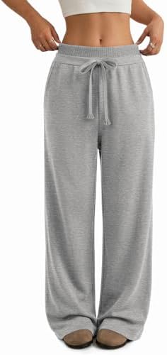 Sweatpants Wide Leg High Waisted Baggy Lounge Casual