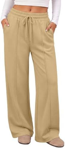 Wide Leg Sweatpants Fleece Sweat Pants Fall Winter Clothes